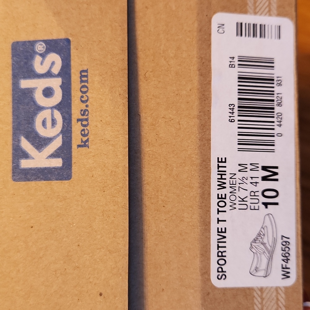 Keds Sportive T toe white size 10 - Picture 4 of 5